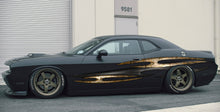 Load image into Gallery viewer, 3D Tribal Car Sticker Wrap Ripped Metal, Full Color Car Vinyl Design, Tribal Sword Car Wrap, Tribal Sword street racing graphic