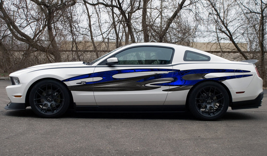 Tribal decal Full color Car side graphics vinyl sticker Tribal Car wrap Blade Car vinyl Tribal Sword street racing graphic