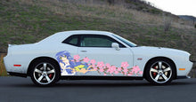 Load image into Gallery viewer, Anime Car Vinyl Decal – JDM Itasha Wrap for Hood, Door, or Side – Full Color Waifu Sticker for Drift Cars, Tuners, or Show Builds