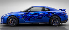 Load image into Gallery viewer, 3D Dragons Car Wrap Ripped Metal Full Color Vinyl , Car Vinyl Design Dragon Wrap Tribal Lizard Street Racing