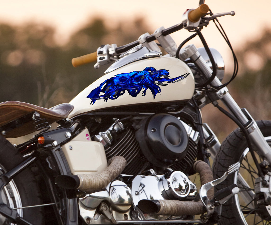 Tribal Dragons Flame Stickers ,Dirt Bike Wrap, Bike Stickers, Racing Decals, Window Decals for Vehicles