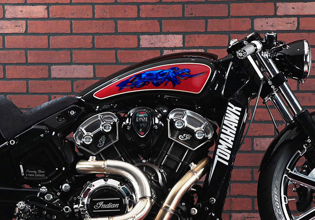 Tribal Dragons Flame Stickers ,Dirt Bike Wrap, Bike Stickers, Racing Decals, Window Decals for Vehicles