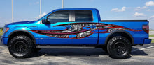 Load image into Gallery viewer, Ripped Metal Tribal tattoo Car 3D Graphic Street legal Wrap, Turbocharged Vinyl, Turbines Car Graphics, skull stickers