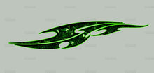 Load image into Gallery viewer, 3D Sword Ripped Metal Vinyl Wrap ,Tattoo Boat Decals, Watercraft Vinyl, Tribal Yacht Vinyl, Ranger Boat Decals and Stickers