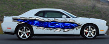 Load image into Gallery viewer, Tribal 3D Dragon street racing graphic Ripped Metal full color Car vinyl Design Dragons Car wrap Car vinyl