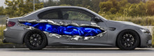 Load image into Gallery viewer, Tribal 3D Dragon street racing graphic Ripped Metal full color Car vinyl Design Dragons Car wrap Car vinyl