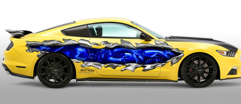 3D Dragons decal Full color Car side graphics vinyl sticker Snake Car wrap Dragon Car vinyl Tribal Lizard car graphics