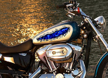 Load image into Gallery viewer, Tribal Dragons Flame Stickers ,Dirt Bike Wrap, Bike Stickers, Racing art and decor, Window Decals for Vehicles