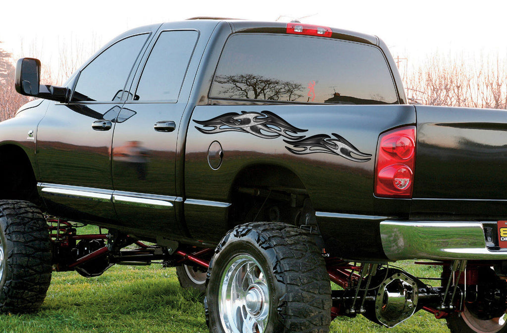 3D Tribal Car tribal vinyl, Full color Car side graphics, Blade Truck Racing stripes decal, Cool Stickers for Trucks