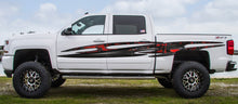Load image into Gallery viewer, Car wrap design for pickups, Tribal car vinyl, Full color car side graphics, Car Side Wrap Vinyl Sticker, Tribal street racing graphic
