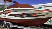 Load image into Gallery viewer, Super Boat Wrap, Tribal Ripped Metal Speed Boat Vinyl, 3D Graphic Yacht Decal, Watercraft Sticker, Boat Wraps Plain, Cast Vinyl Wrap