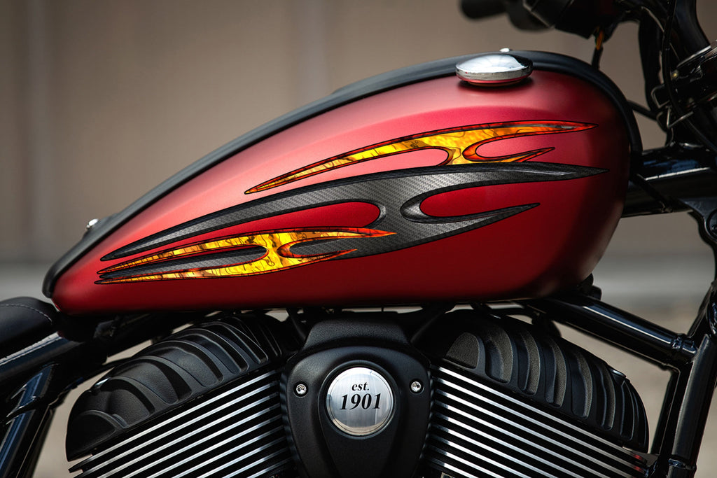 Tribal Crotch Rocket Wrap, Weapon Bike Vinyl, Tribal Chopper Graphics, Chopper Graphic Decal, Bike Side Wrap Vinyl Sticker Wrap Sticker