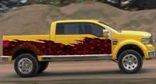 Load image into Gallery viewer, Car side vinyl Skulls graphics Racing stripes decal, Full color side graphics Skulls, jeep wrap design, Auto vinyl decal