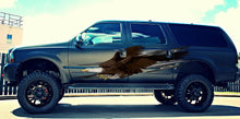 Load image into Gallery viewer, Full color Bald Eagle Car side graphics, Tribal street racing car wrap design vinyl full color tribal decal, for Pickups