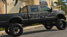 Load image into Gallery viewer, Tribal Skulls car Vinyl 3D Car Graphic Flag Skull jeep Wrap Vinyl, Tribal Flag Street Racing Graphic, Racing Stripes