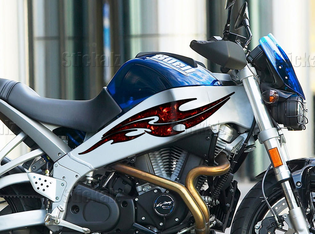 Skull Crotch Rocket Wrap, Skull Bike Vinyl, Skull Chopper Graphics, 3D Graphics of a Motorcycle sticker, bike stickers decals for frame