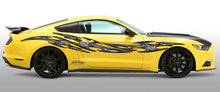 Load image into Gallery viewer, Large flame vinyl graphics for vehicle, 3D Tribal Wrap Ripped Metal Car Sticker, Full Color Car Vinyl Design, Sword street racing graphic