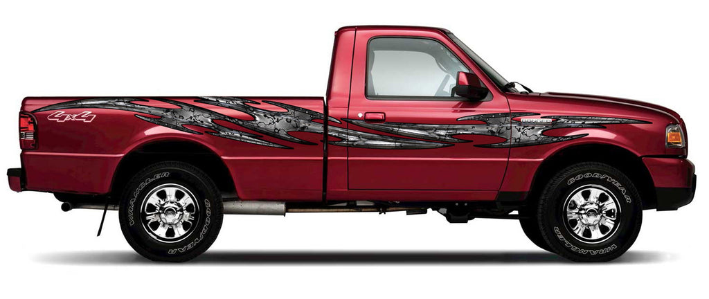 Sword Street Racing Graphic Decal, Tribal Wrap Sticker, Racing Car Vinyl, Tribal Vinyl Graphics, Truck Side Stickers