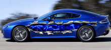 Load image into Gallery viewer, Tribal 3D Dragon street racing graphic Ripped Metal full color Car vinyl Design Dragons Car wrap Car vinyl