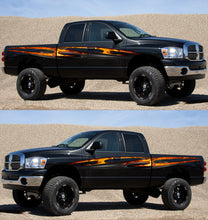 Load image into Gallery viewer, Tribal Full Color Car Vinyl Decal, Tribal Tattoo Car Sticker, Truck Side Graphics, Car Vinyl Sticker, Turbo Car Wrap, Truck Side Graphics