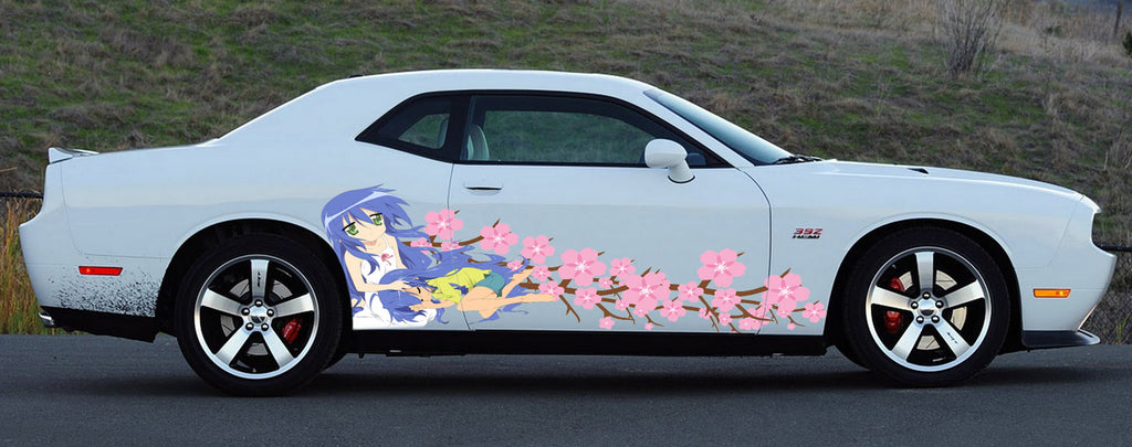 Japanese Anime Vehicle Livery, ANIME, Manga, Car Livery Graphics, Large Size Color Anime Car Decals, Cast Vinyl Wrap, Racing car decal
