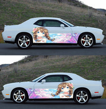 Load image into Gallery viewer, ANIME, Manga, Anime Car Stickers, Japanese Car Decals, Anime Girl Tattoo Car, Sticker Sport Car, Cast Vinyl Wrap, Large Vehicle Graphics