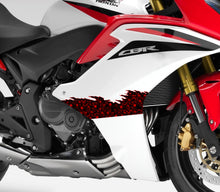Load image into Gallery viewer, Scull Motorcycle Stickers, Chopper wrap design, Sculls Chopper Vinyl Decal, Full Color Crotch Rocket Graphics, Sculls Bike Sticker Graphics