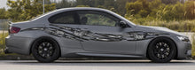 Load image into Gallery viewer, Tribal Ripped Metal Car Vinyl, 3D Tribal Car Wrap Decal, Sword Car Vinyl, Tribal Pride Car Sticker, Full Color Car Side Graphics