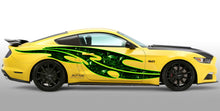 Load image into Gallery viewer, Tribal skulls street racing graphic decal, Skull car vinyl graphics, Skulls car vinyl decal, Skull car vinyl sticker, Skull car side wrap