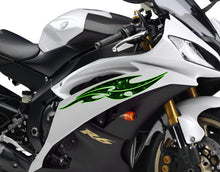 Load image into Gallery viewer, 3D Skull decal for Motorcycle, Skull Racing Bike, Skull Sport Bike vinyl sticker, Skull Bike graphics tribal skulls, Decal for racing bike