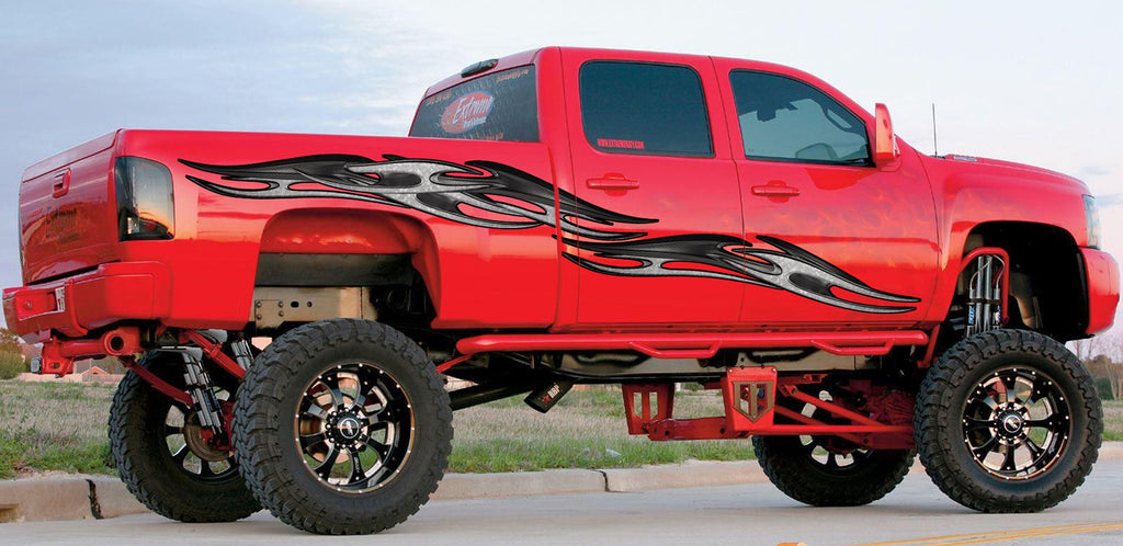 3D Tribal Ripped Metal Car Vinyl, Tribal Car Side Graphics, Full Color Car Side Graphics, Wrap for cars, Vinyl wrap design, Side Graphics