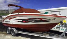 Load image into Gallery viewer, 3D Watercraft Tribal Graphic, Tattoo Boat Sticker, Tribal Yacht Wrap Sticker, Great 3D Boat Decal, Boat Graphics Decals, Super Boat Wrap