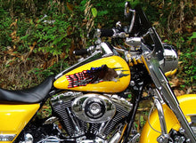 Load image into Gallery viewer, US eagle Full Color Crotch Rocket Graphics, USA Flag Chopper Vinyl, US Flag Bike Graphics, Patriotic Motorcycle Sticker