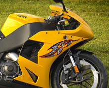 Load image into Gallery viewer, Full Color Crotch Rocket Graphics, Turbines Chopper Vinyl, Tribal tattoo Bike Graphics, Motorcycle Sticker, Turbo Full color tribal