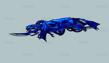 Load image into Gallery viewer, Dragons Car Wrap, Dragons Ripped Metal Car Vinyl Decal, Lizard Pride Car Vinyl Sticker, Full Color Car Side Graphics