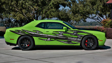 Load image into Gallery viewer, 3D Tribal Car Wrap Ripped Metal Full Color Car Vinyl Design Tribal jeep Wrap and art .