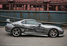 Load image into Gallery viewer, 3D Tribal Car Wrap Ripped Metal Full Color Car Vinyl Design Tribal jeep Wrap and art .