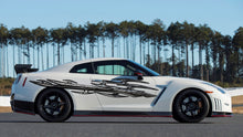 Load image into Gallery viewer, 3D Tribal Car Wrap Ripped Metal Full Color Car Vinyl Design Tribal jeep Wrap and art .