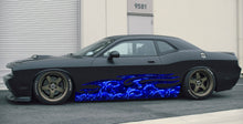 Load image into Gallery viewer, Dragons Side Graphics Ripped Metal, Full color Car vinyl Design, Dragons Car wrap, Car vinyl sticker, Great 3D car decal, dragons stickers