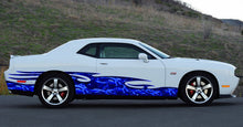 Load image into Gallery viewer, 3D Dragons Car Wrap Ripped Metal, Full Color Car Vinyl Design, Dragons Car Wrap, Cool Decals for Cars, Tribal Car Decal