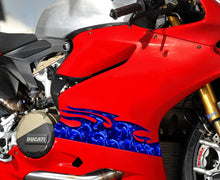 Load image into Gallery viewer, Dragons Pride Dirt Bike Stickers 3D Dragons Ripped Metal Motorcycle Vinyl, Honda Stickers and Decals, Bike Wrap Vinyl Graphics