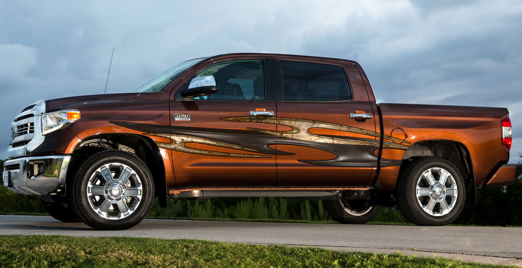 3D Tribal Ripped Metal Car Vinyl Decal, Blade wrap, Car Decals, Graphics Stickers, Tribal racing stripes for Trucks