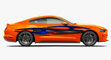 Load image into Gallery viewer, Ripped Metal full color Car vinyl Design Tribal Car wrap Car vinyl Tribal street racing graphic