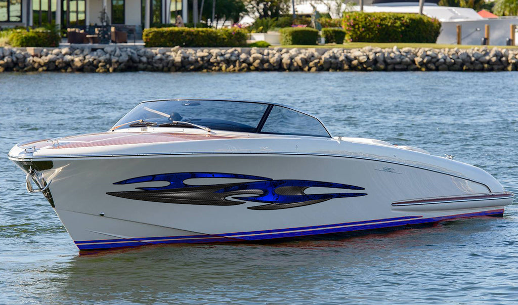 3D Sword Ripped Metal Vinyl Wrap ,Tattoo Boat Decals, Watercraft Vinyl, Tribal Yacht Vinyl, Ranger Boat Decals and Stickers