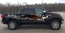 Load image into Gallery viewer, 3D US eagle Ripped Metal Car Vinyl Checkered flag wrap Racing flag jeep Graphics Side Decals Graphics Vinyl Stickers