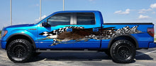 Load image into Gallery viewer, 3D Racing flag viny Full color Car side graphics l American pride graphics Racing stripes Wrap Checkered Flag Stickers