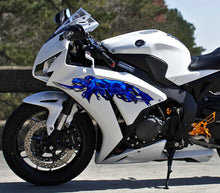 Load image into Gallery viewer, Tribal Dragons Flame Stickers ,Dirt Bike Wrap, Bike Stickers, Racing Decals, Window Decals for Vehicles