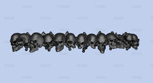 Load image into Gallery viewer, Tribal skulls street racing graphic, Ripped Metal full color Car vinyl Design Skull Car wrap Car vinyl, Full color tribal skulls