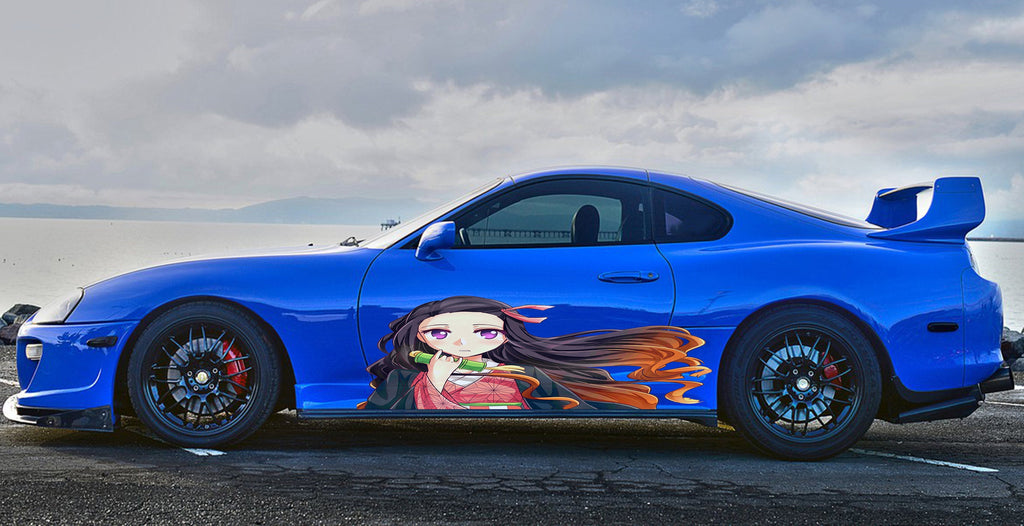 Anime Girl Car Sticker, Anime Car Vinyl Decal, Anime Car Wrap, One Piece Car Decal, Manga decal, Large Vehicle Graphics, Anime Girl Car Wrap