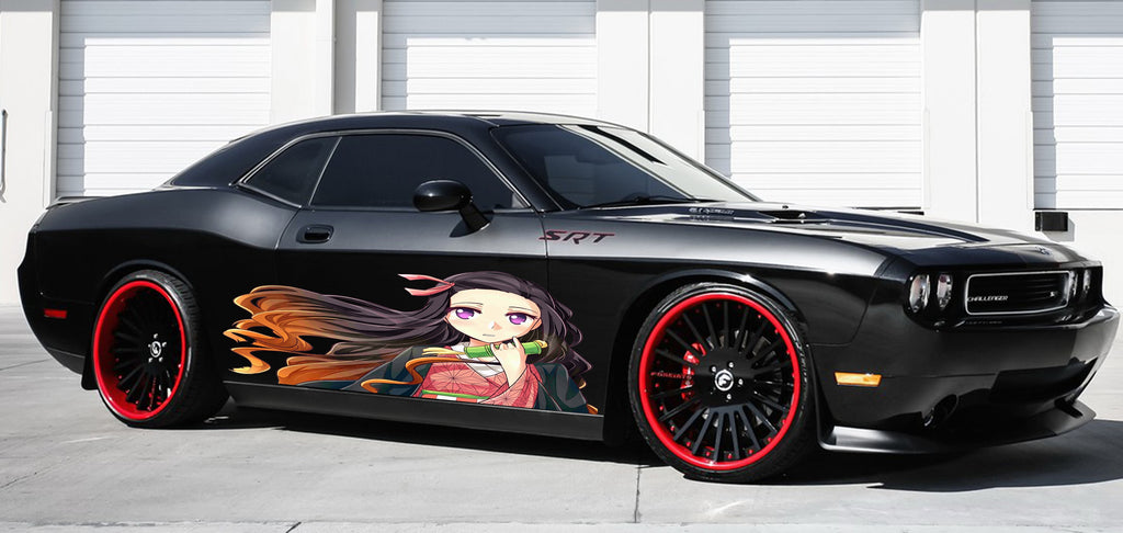 Anime Girl Car Sticker, Anime Car Vinyl Decal, Anime Car Wrap, One Piece Car Decal, Manga decal, Large Vehicle Graphics, Anime Girl Car Wrap